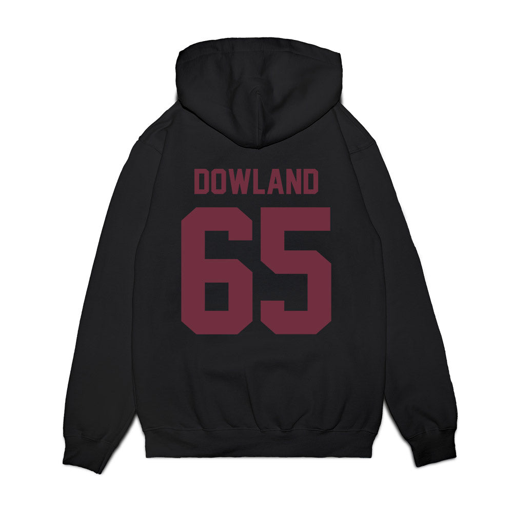 Mississippi State - NCAA Football : Spencer Dowland - Vintage Helmet Premium Hooded Sweatshirt-1