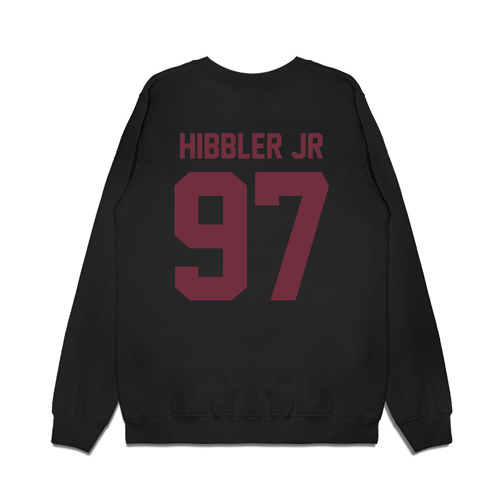 Mississippi State - NCAA Football : Terrance Hibbler Jr - Vintage Helmet Premium Crewneck Sweatshirt-1