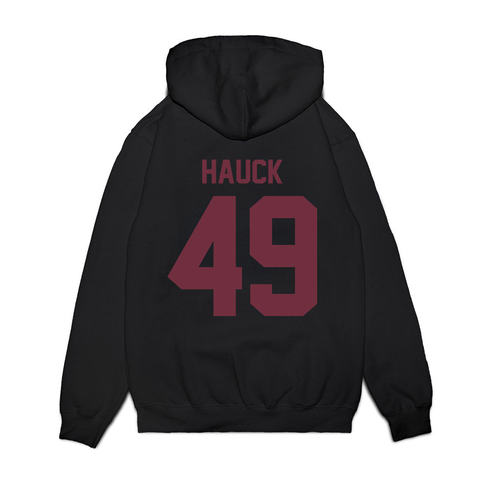 Mississippi State - NCAA Football : Marlon Hauck - Vintage Helmet Premium Hooded Sweatshirt-1