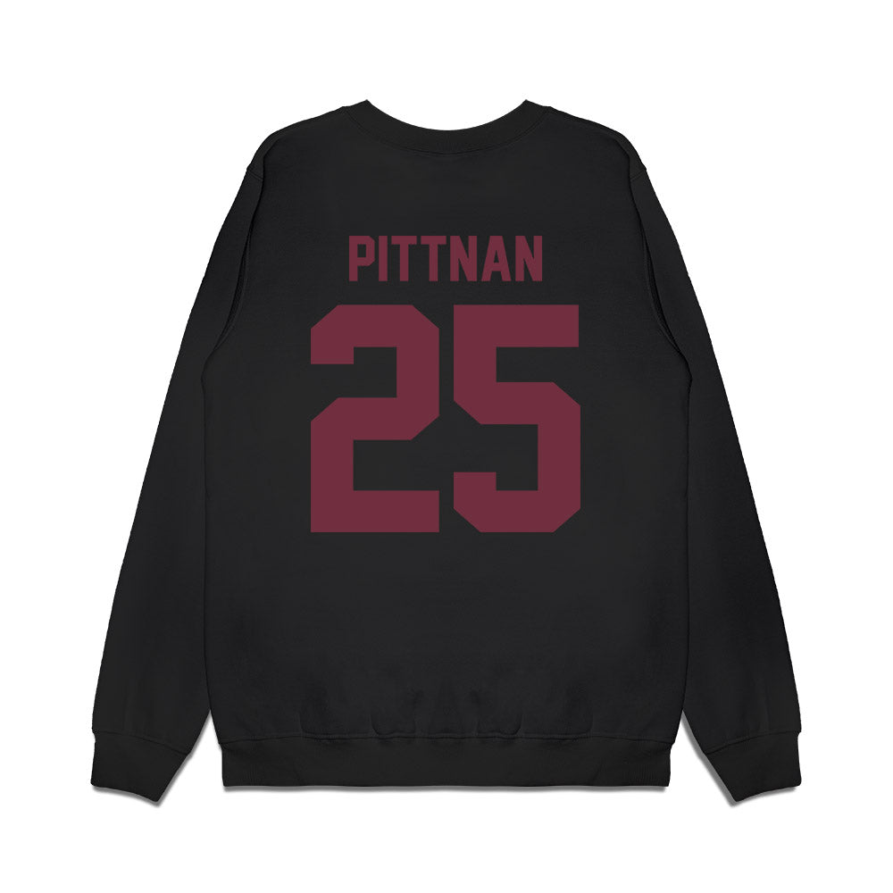 Mississippi State - NCAA Football : Jeffery Pittnan - Vintage Helmet Premium Crewneck Sweatshirt-1