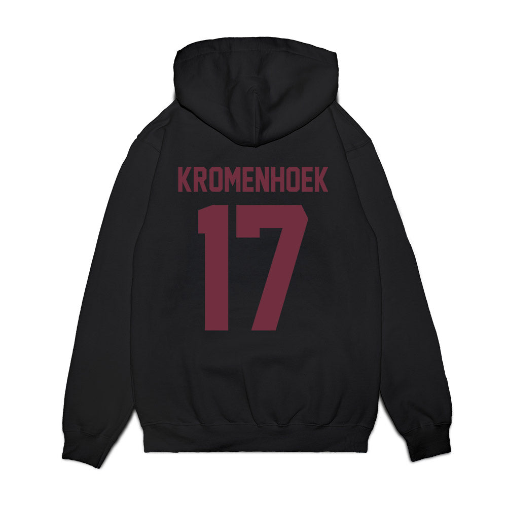 Mississippi State - NCAA Football : Luke Kromenhoek - Vintage Helmet Premium Hooded Sweatshirt-1