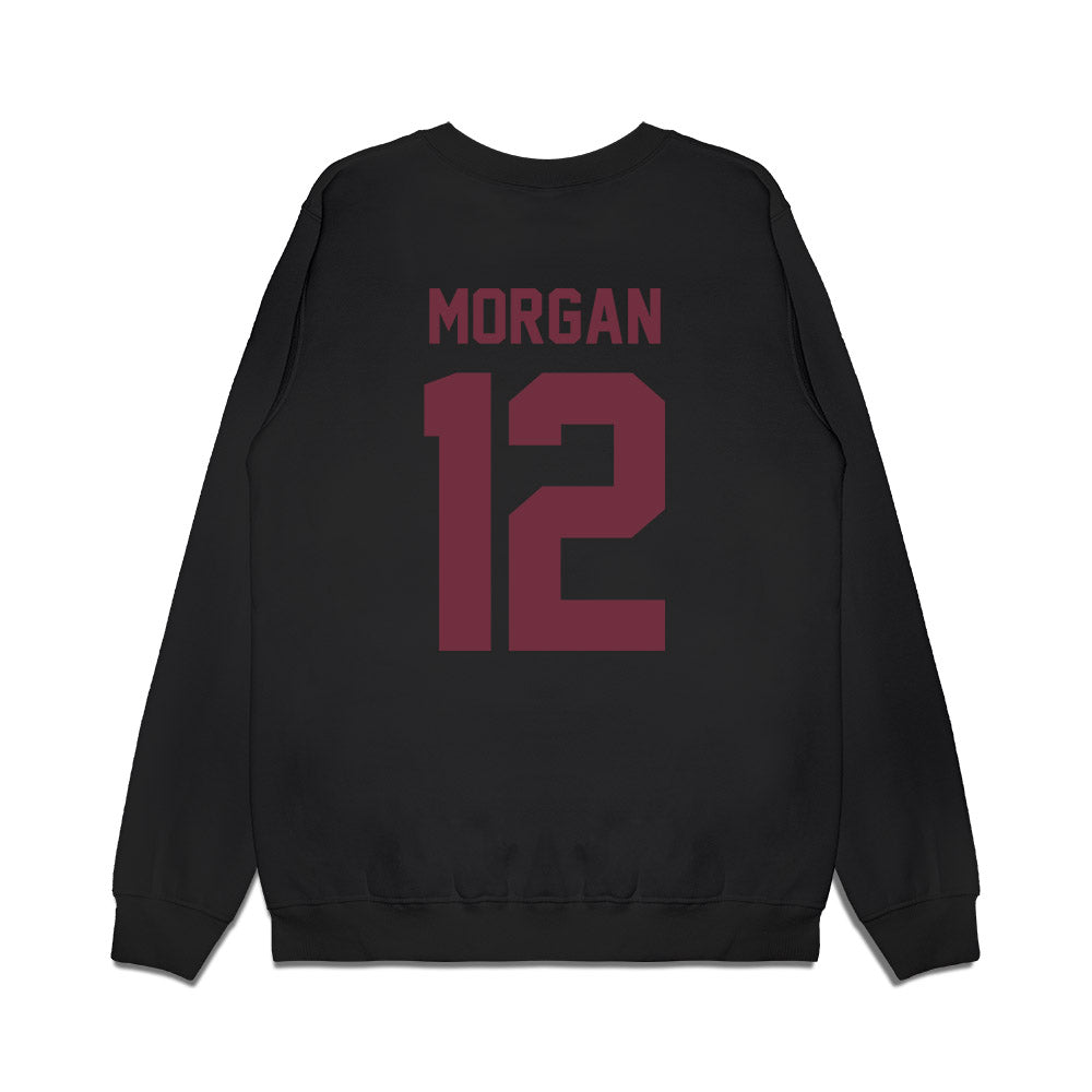 Mississippi State - NCAA Football : Asher Morgan - Vintage Helmet Premium Crewneck Sweatshirt-1