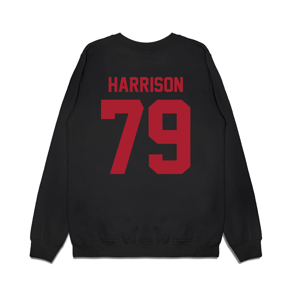 Utah - NCAA Football : Alex Harrison - Vintage Helmet Premium Crewneck Sweatshirt-1