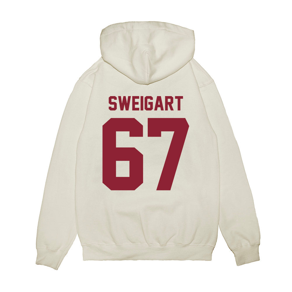 South Carolina - NCAA Football : Chase Sweigart - Vintage Helmet Premium Hooded Sweatshirt-1