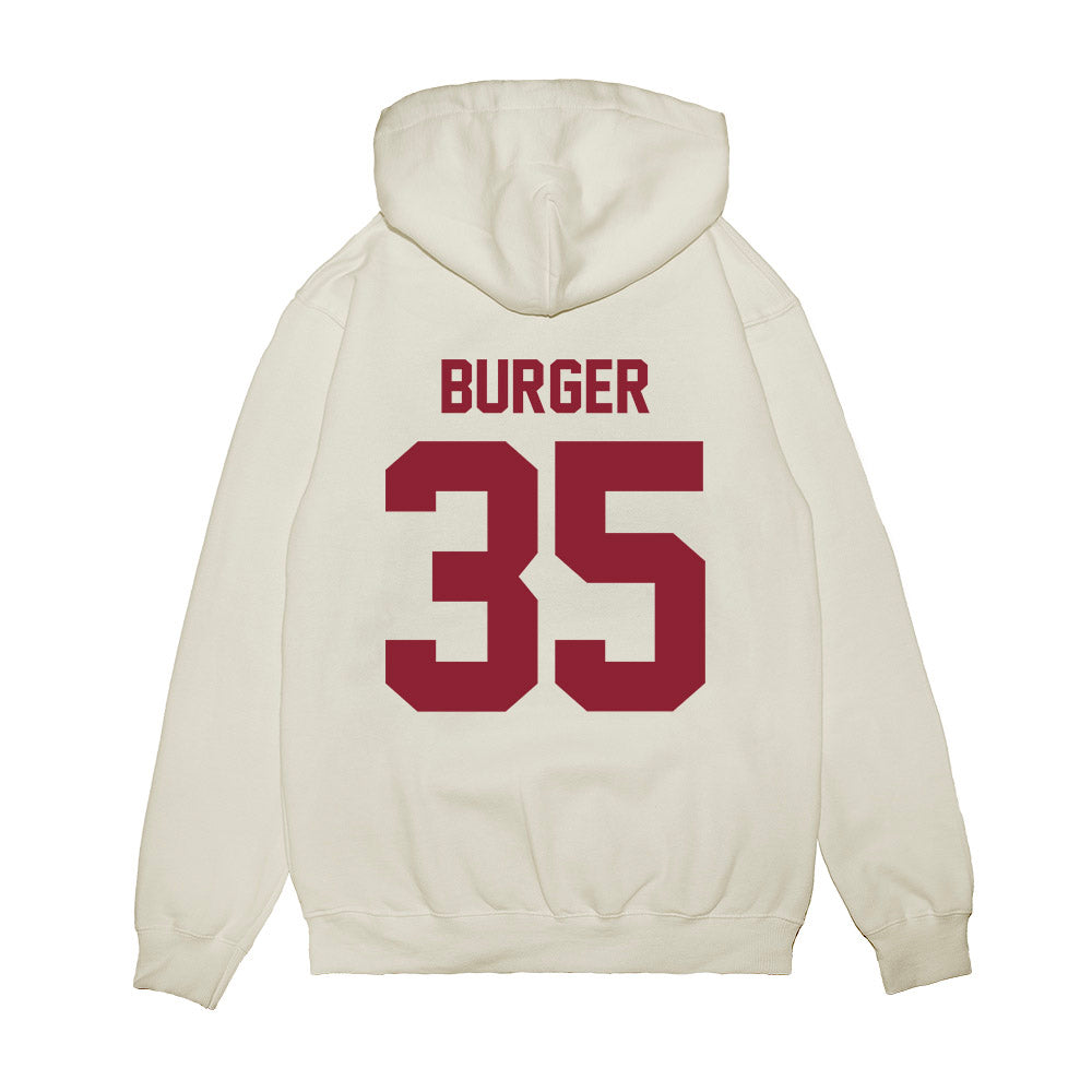 South Carolina - NCAA Football : Jackson Burger - Vintage Helmet Premium Hooded Sweatshirt-1