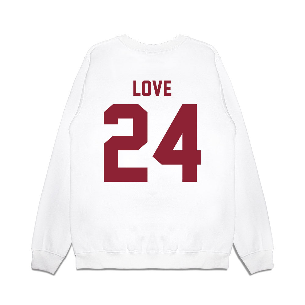 South Carolina - NCAA Football : Mason Love - Vintage Helmet Premium Crewneck Sweatshirt-1