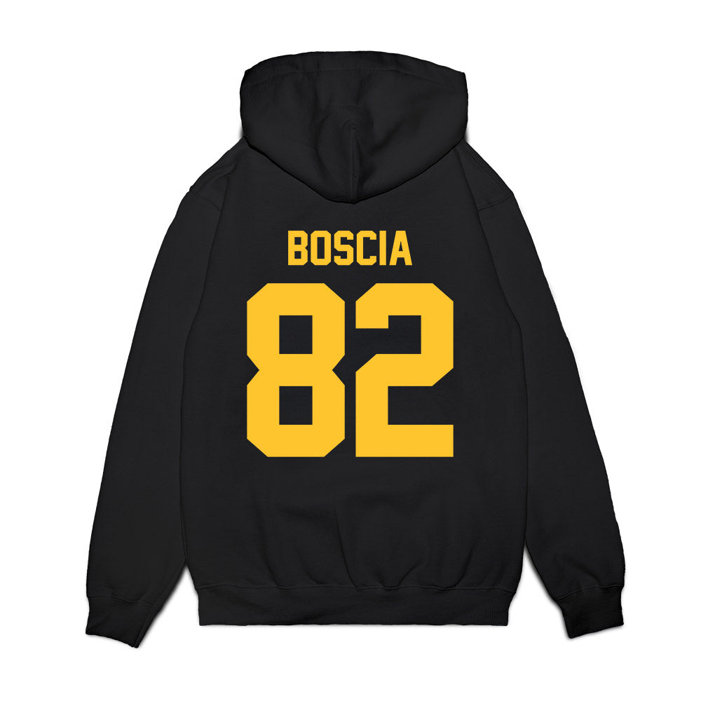 UC Berkeley - NCAA Football : Cole Boscia - Vintage Helmet Premium Hooded Sweatshirt-1