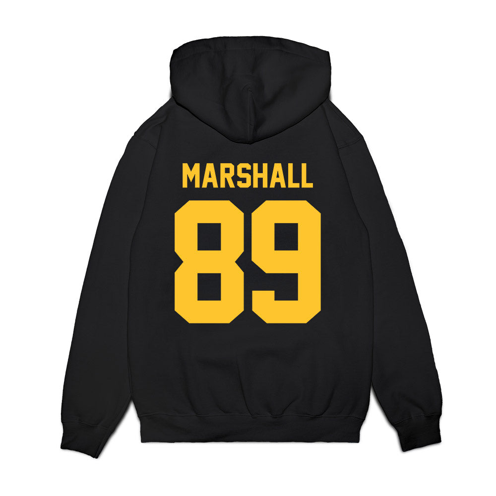 UC Berkeley - NCAA Football : Ben Marshall - Vintage Helmet Premium Hooded Sweatshirt-1
