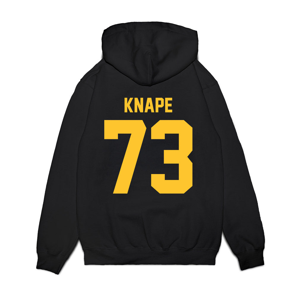 UC Berkeley - NCAA Football : Tyler Knape - Vintage Helmet Premium Hooded Sweatshirt-1