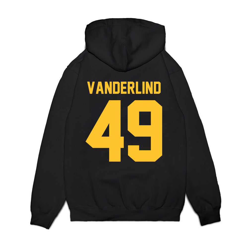 UC Berkeley - NCAA Football : Lucas Vanderlind - Vintage Helmet Premium Hooded Sweatshirt-1