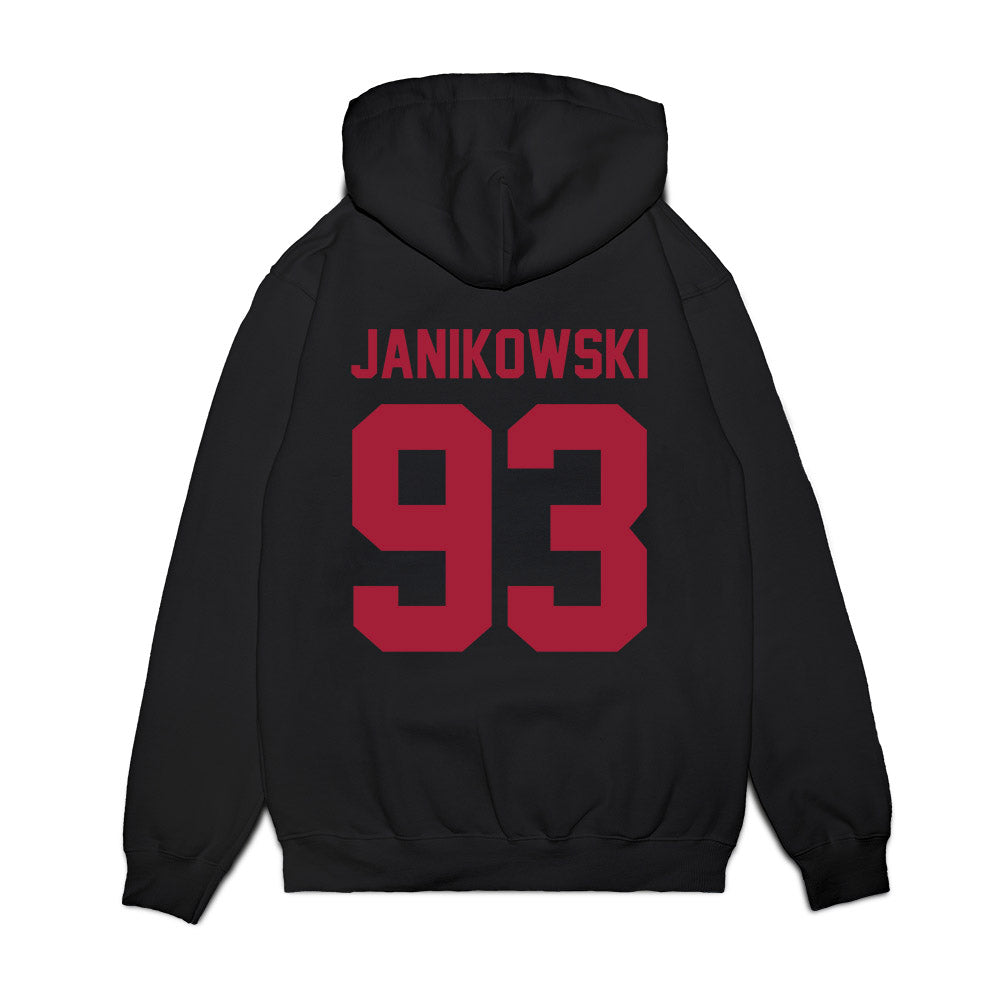 WSU - NCAA Football : Jack Janikowski - Vintage Helmet Premium Hooded Sweatshirt-1