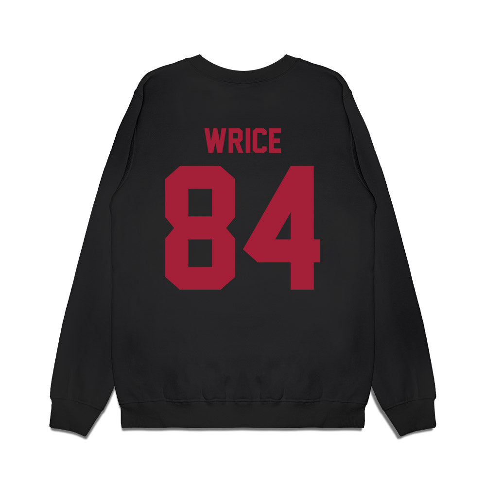 WSU - NCAA Football : Malachi wrice - Vintage Helmet Premium Crewneck Sweatshirt-1