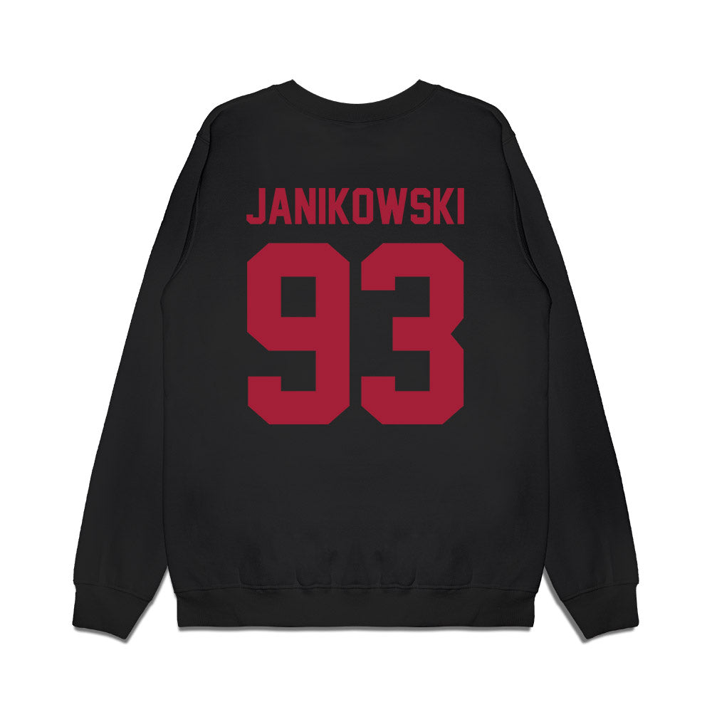 WSU - NCAA Football : Jack Janikowski - Vintage Helmet Premium Crewneck Sweatshirt-1