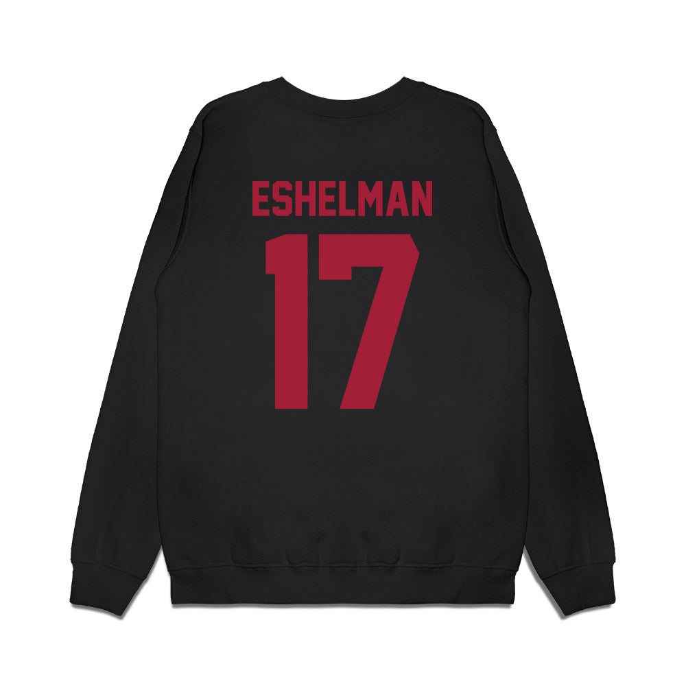 WSU - NCAA Football : Owen Eshelman - Vintage Helmet Premium Crewneck Sweatshirt-1