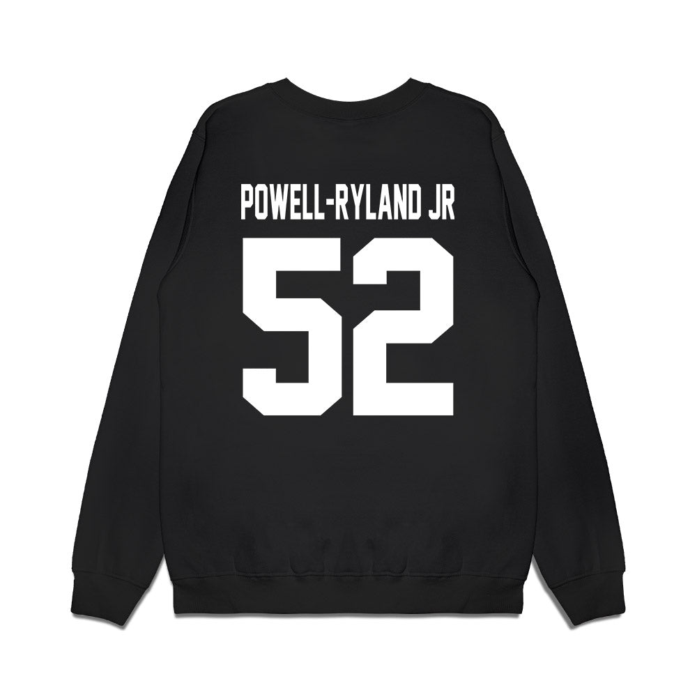 Virginia Tech - NCAA Football : Antwaun Powell-Ryland Jr - Vintage Helmet Premium Crewneck Sweatshirt-1