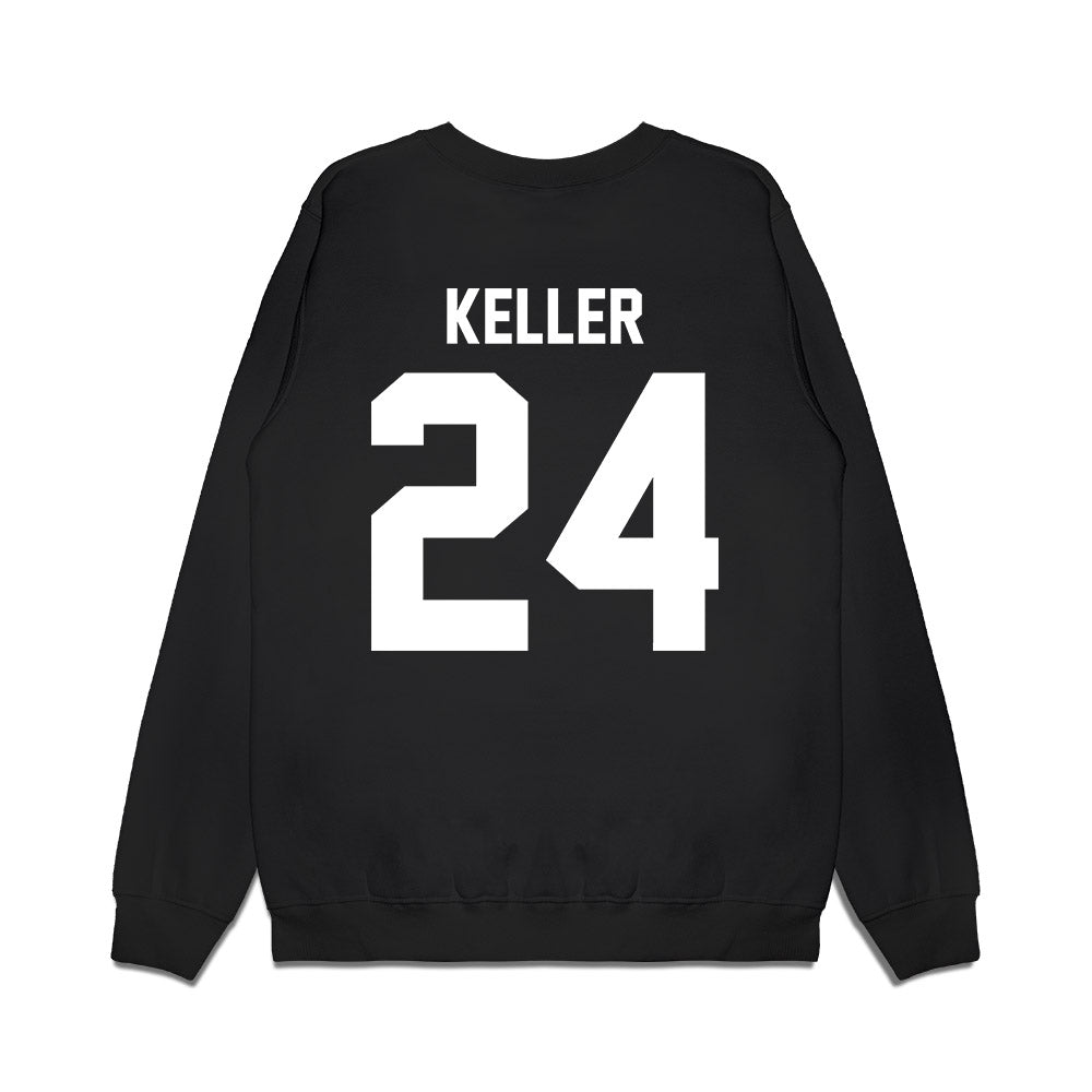 Virginia Tech - NCAA Football : Jaden Keller - Vintage Helmet Premium Crewneck Sweatshirt-1