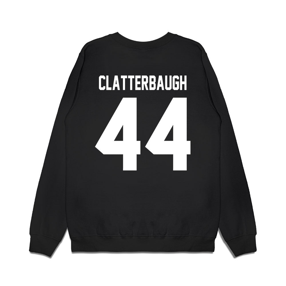 Virginia Tech - NCAA Football : Brett Clatterbaugh - Vintage Helmet Premium Crewneck Sweatshirt-1