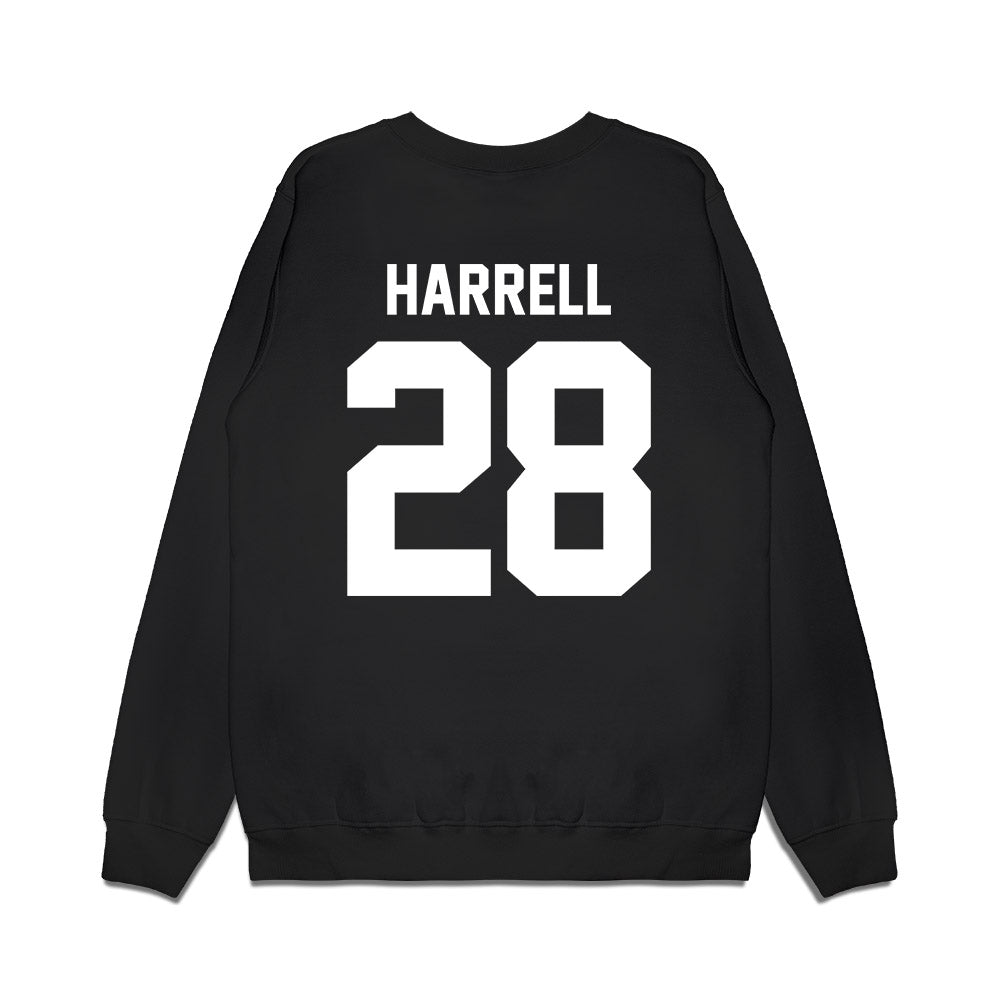 Virginia Tech - NCAA Football : Knahlij Harrell - Vintage Helmet Premium Crewneck Sweatshirt-1