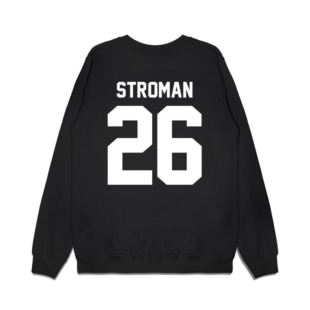 Virginia Tech - NCAA Football : Jalen Stroman - Vintage Helmet Premium Crewneck Sweatshirt-1