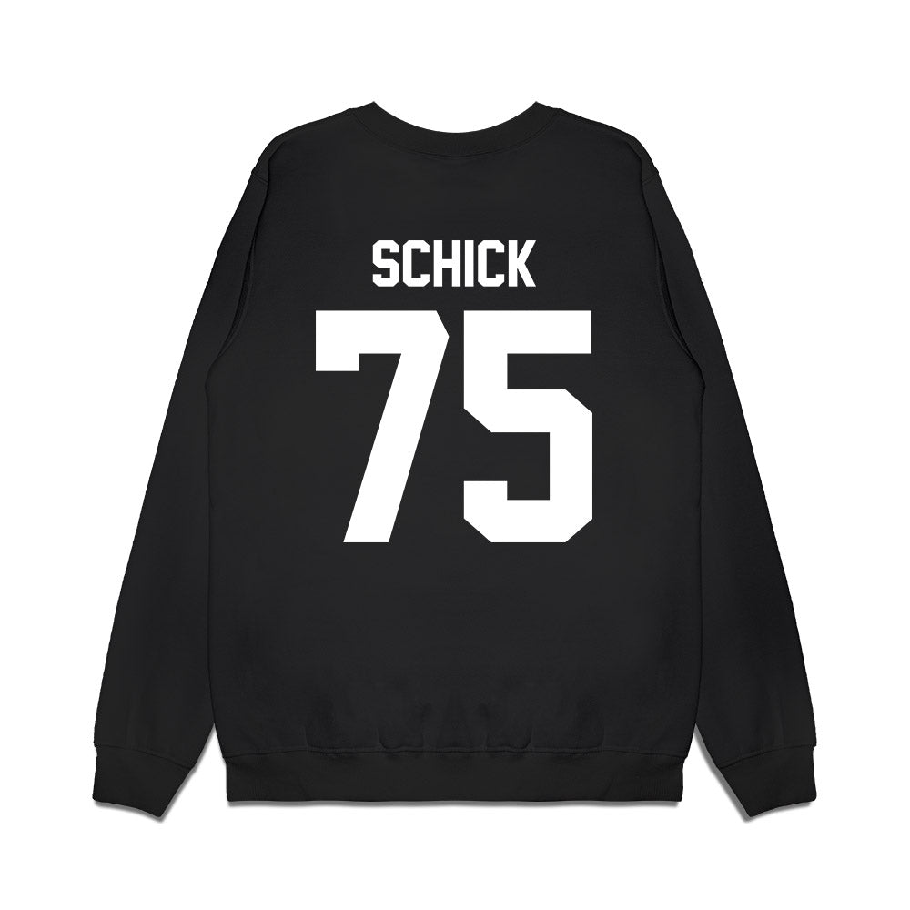 Virginia Tech - NCAA Football : Bob Schick - Vintage Helmet Premium Crewneck Sweatshirt-1