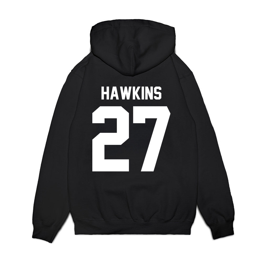 Virginia Tech - NCAA Football : Marcellous Hawkins - Vintage Helmet Premium Hooded Sweatshirt-1