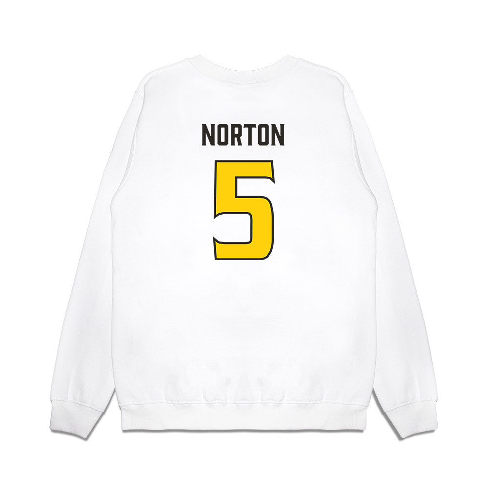 USF - NCAA Football : Cartevious Norton - Retro Sports Shersey Premium Crewneck Sweatshirt-1