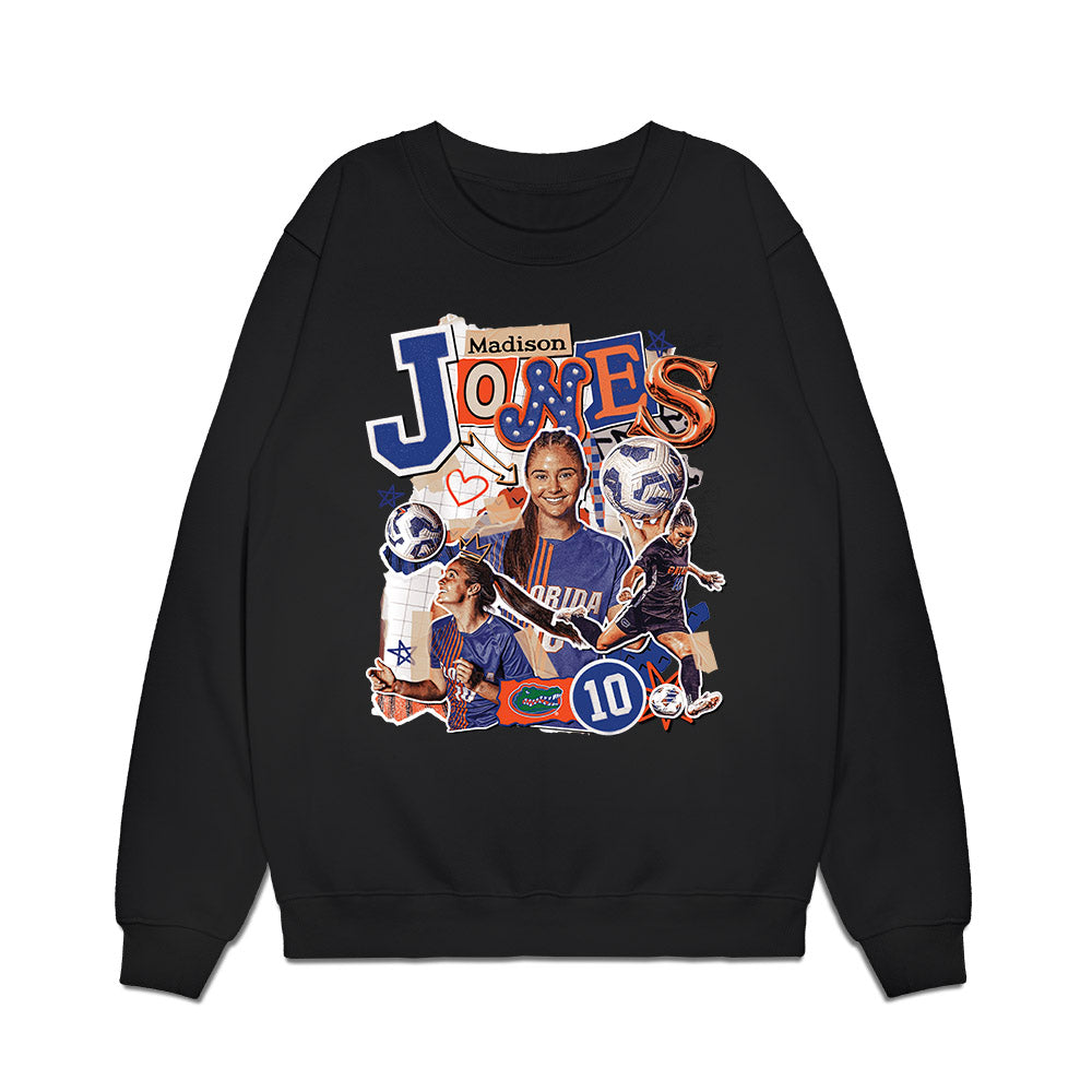 Florida - NCAA Women's Soccer : Madison Jones - Collage Premium Crewneck Sweatshirt-0