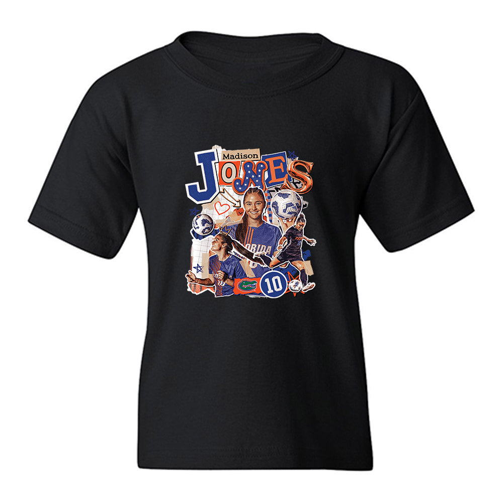 Florida - NCAA Women's Soccer : Madison Jones - Collage Youth T-Shirt-0