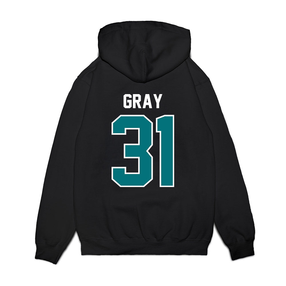 Coastal Carolina - NCAA Football : Walt Gray - Vintage Helmet Premium Hooded Sweatshirt-1