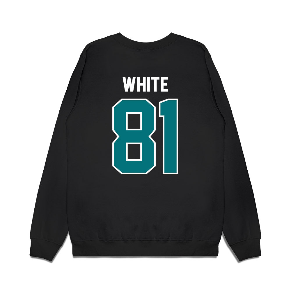 Coastal Carolina - NCAA Football : Dwayne White - Vintage Helmet Premium Crewneck Sweatshirt-1