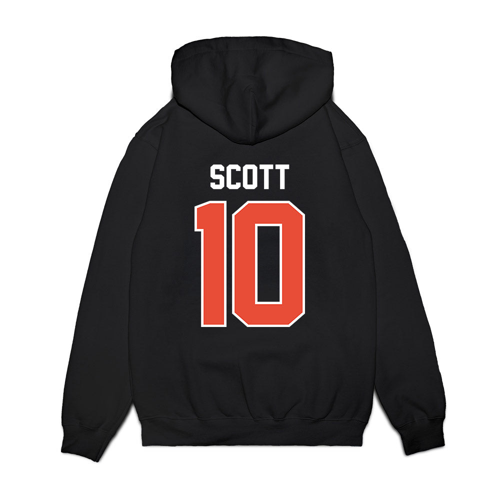 Illinois - NCAA Football : Miles Scott - Vintage Helmet Premium Hooded Sweatshirt-1