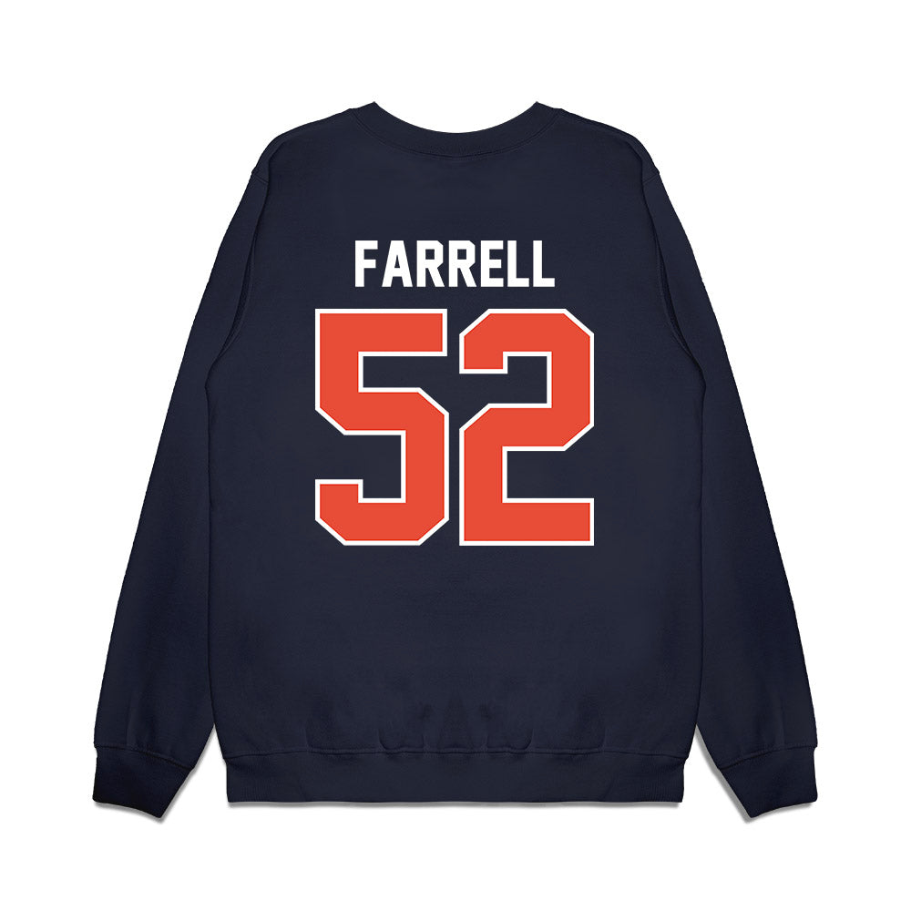 Illinois - NCAA Football : Pat Farrell - Vintage Helmet Premium Crewneck Sweatshirt-1