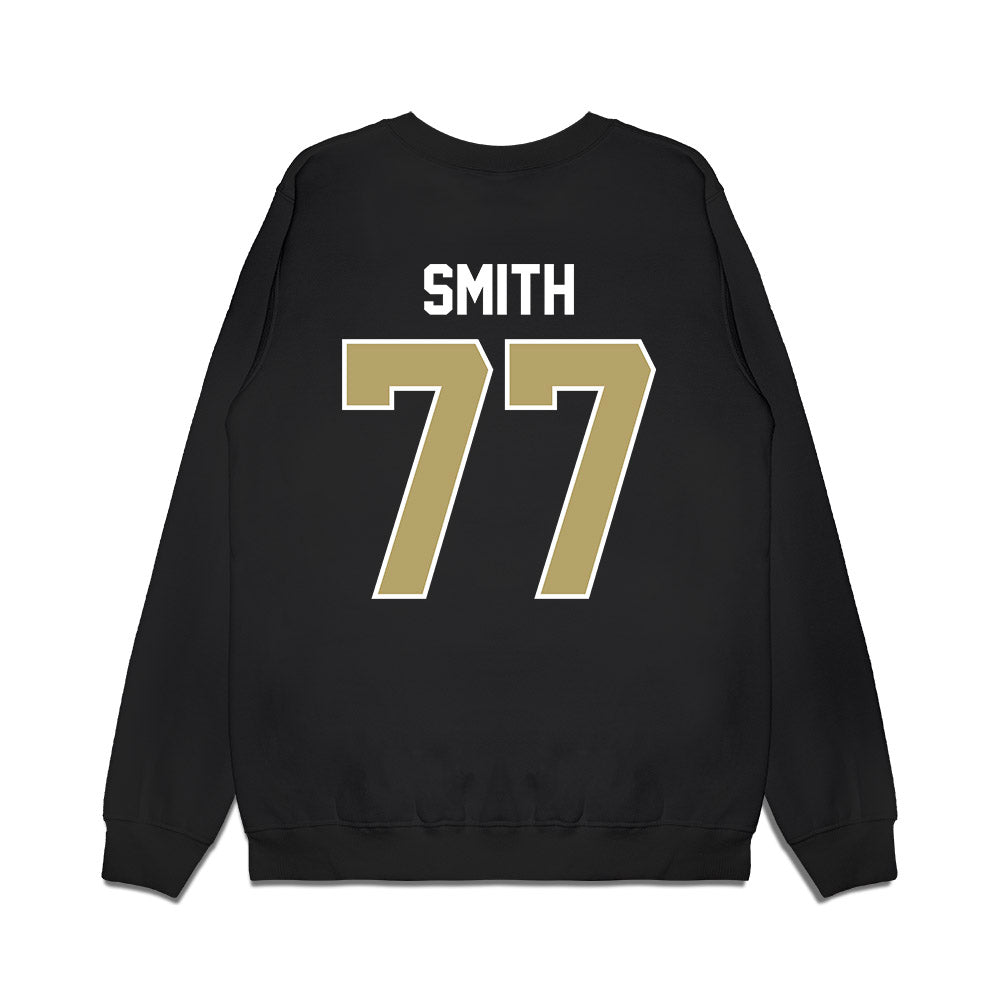 Central Florida - NCAA Football : Keegan Smith - Vintage Helmet Premium Crewneck Sweatshirt-1
