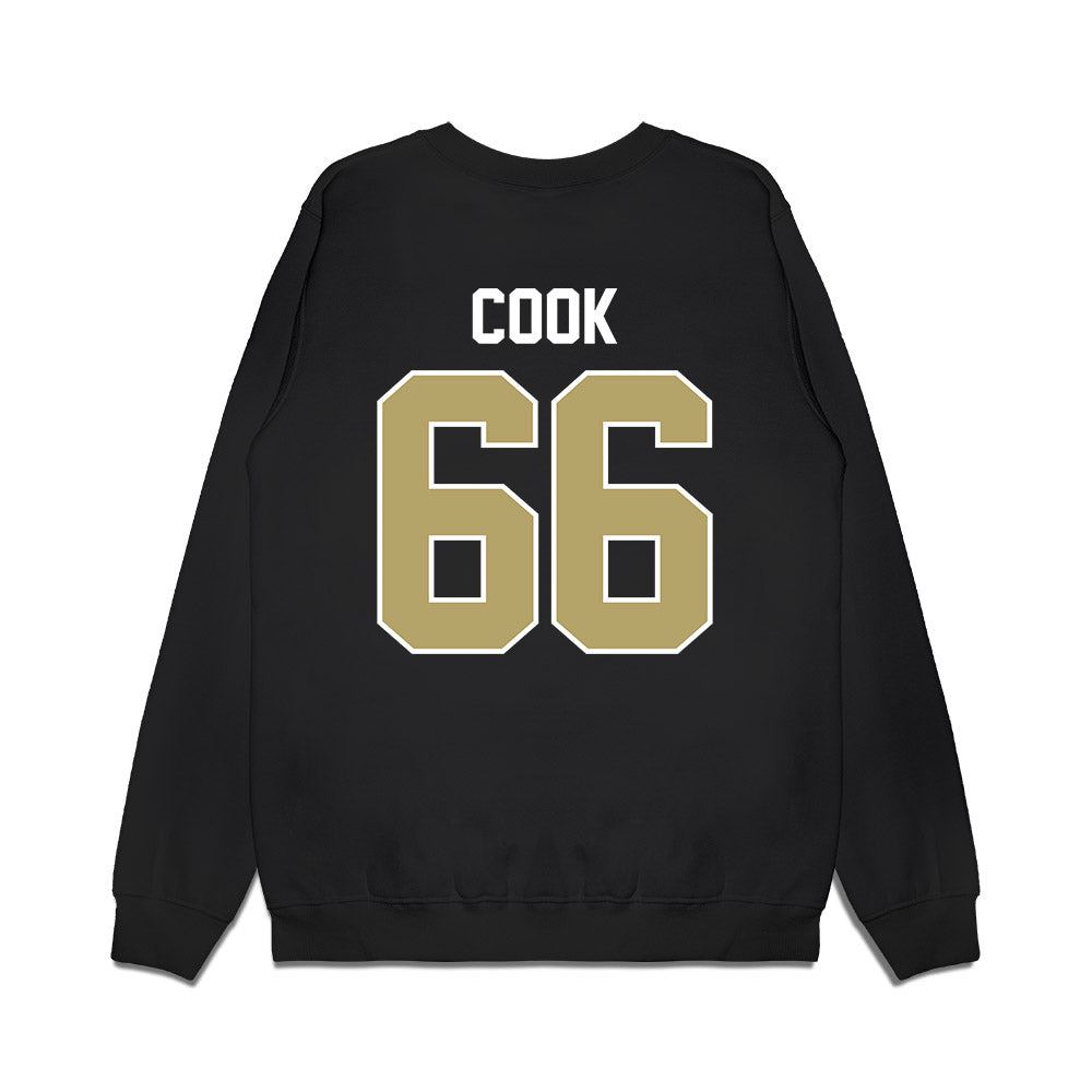 Central Florida - NCAA Football : Colin Cook - Vintage Helmet Premium Crewneck Sweatshirt-1
