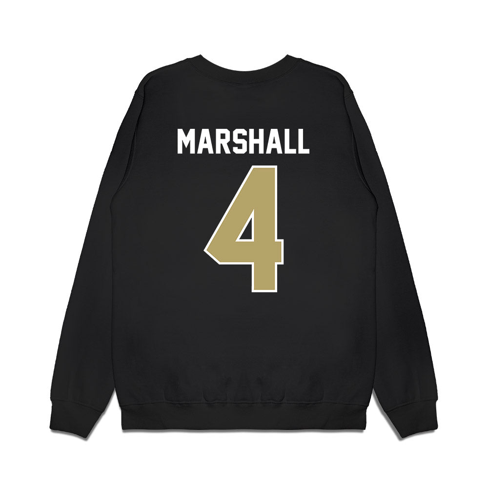 Central Florida - NCAA Football : Braeden Marshall - Vintage Helmet Premium Crewneck Sweatshirt-1