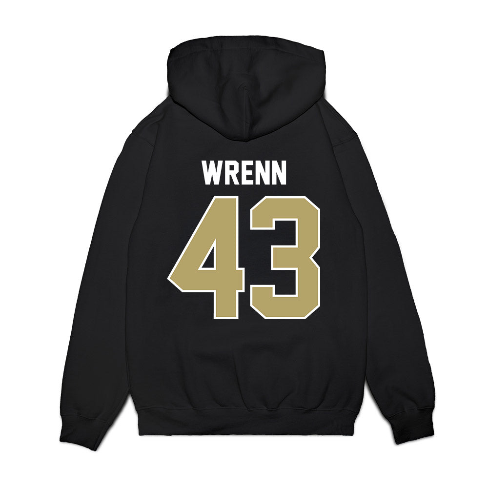 Central Florida - NCAA Football : Tyler Wrenn - Vintage Helmet Premium Hooded Sweatshirt-1