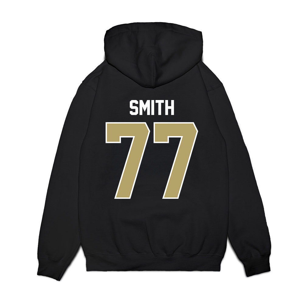 Central Florida - NCAA Football : Keegan Smith - Vintage Helmet Premium Hooded Sweatshirt-1