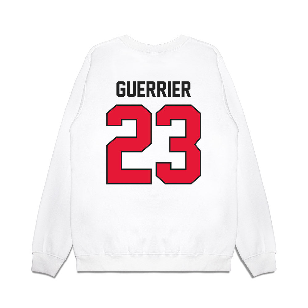 Rutgers - NCAA Football : Edd Guerrier - Vintage Helmet Premium Crewneck Sweatshirt-1