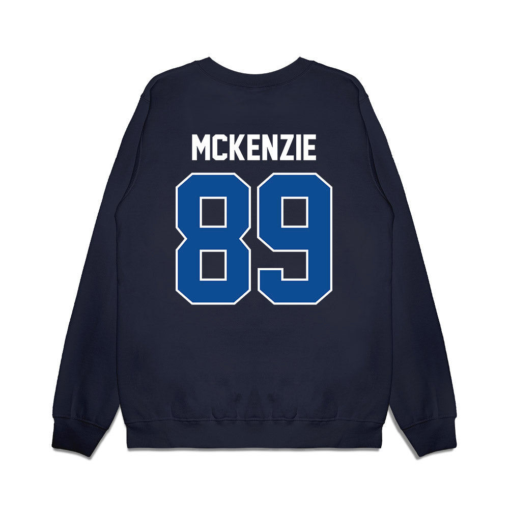BYU - NCAA Football : Dominique McKenzie - Vintage Helmet Premium Crewneck Sweatshirt-1