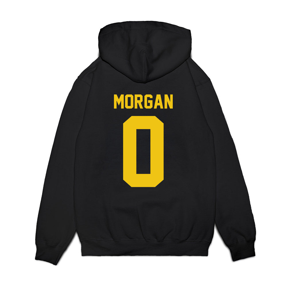 Michigan - NCAA Football : Semaj Morgan - Vintage Helmet Premium Hooded Sweatshirt-1