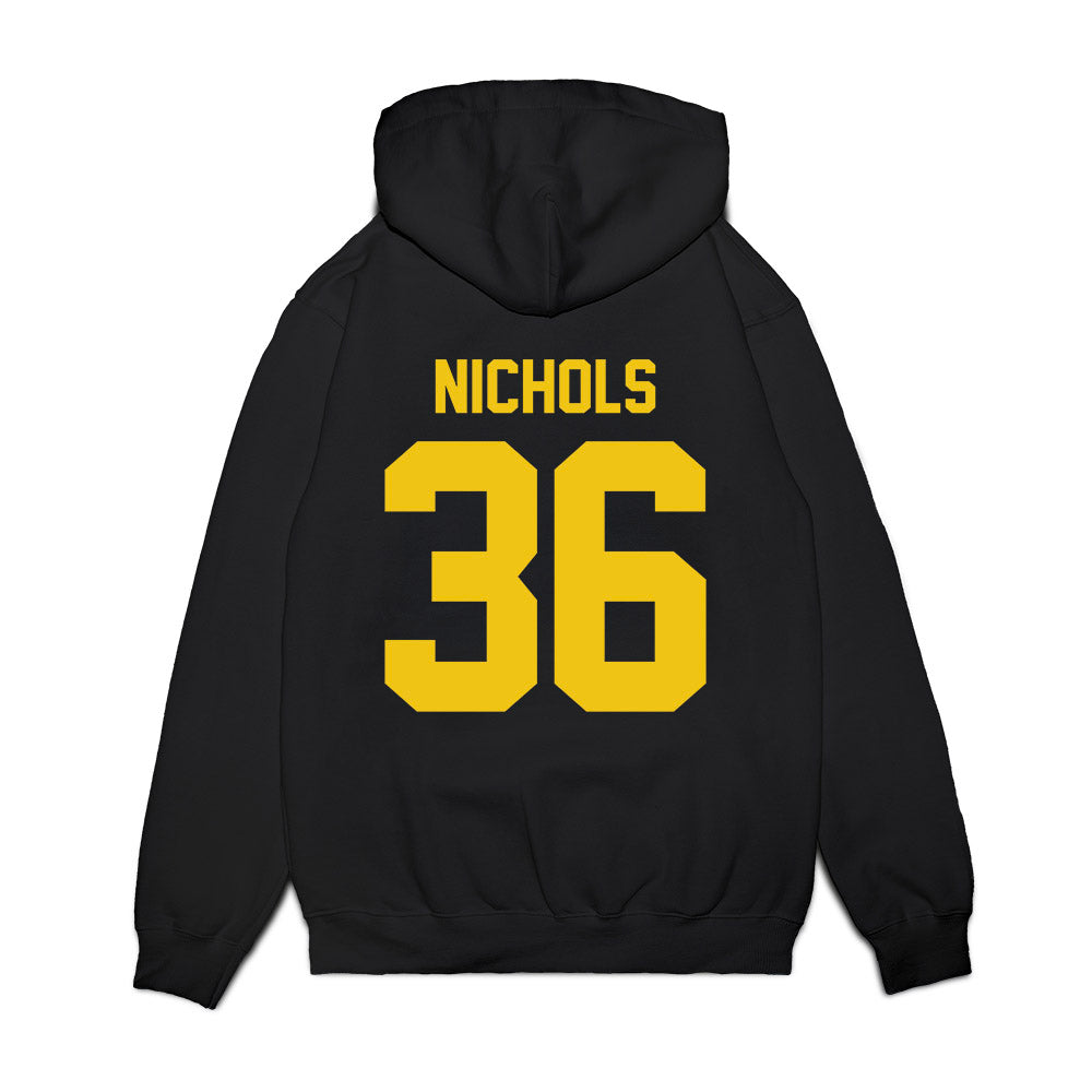 Michigan - NCAA Football : Joshua Nichols - Vintage Helmet Premium Hooded Sweatshirt-1