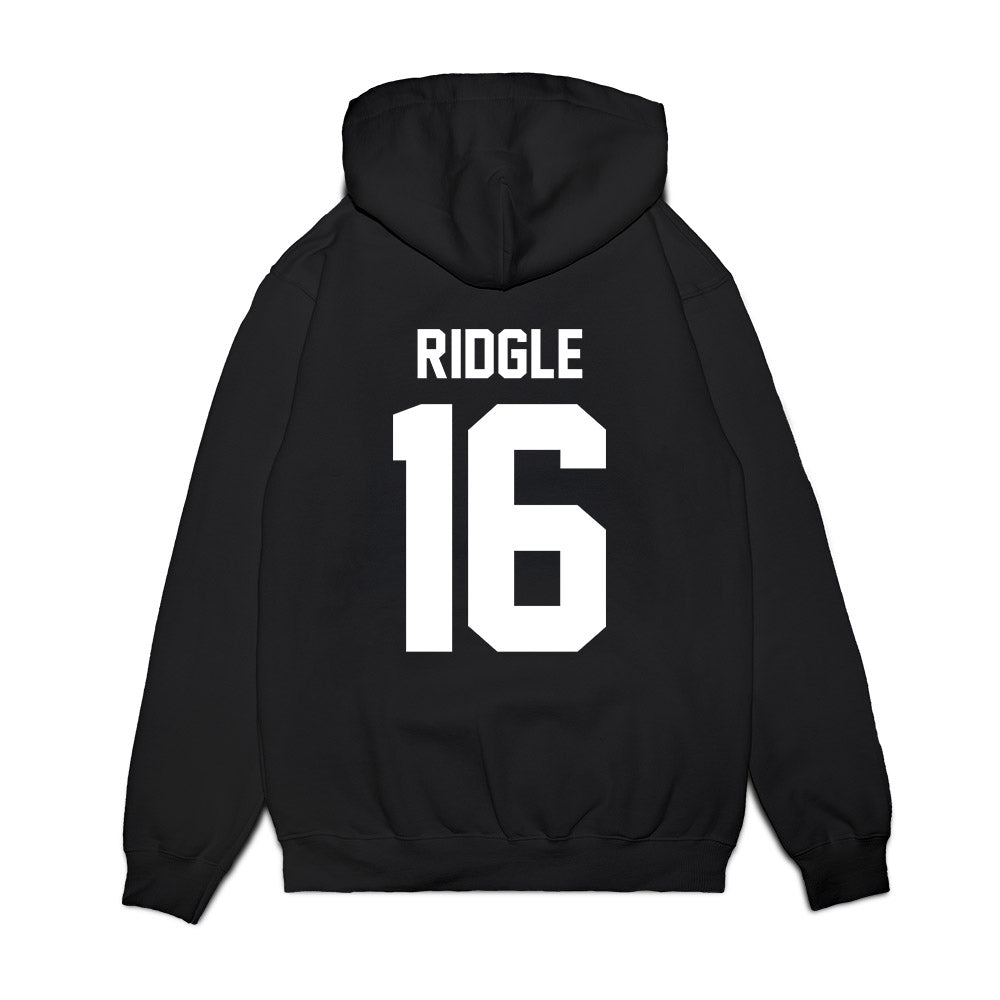 Houston - NCAA Football : Jayshon Ridgle - Vintage Helmet Premium Hooded Sweatshirt-1