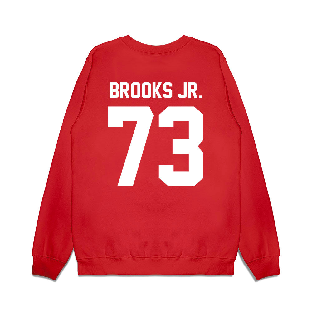 Houston - NCAA Football : Jason Brooks Jr. - Vintage Helmet Premium Crewneck Sweatshirt-1