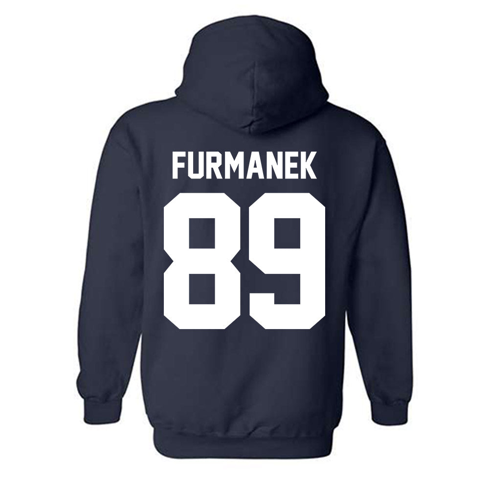 Penn State - NCAA Football : Finn Furmanek - Vintage Shersey Hooded Sweatshirt-1