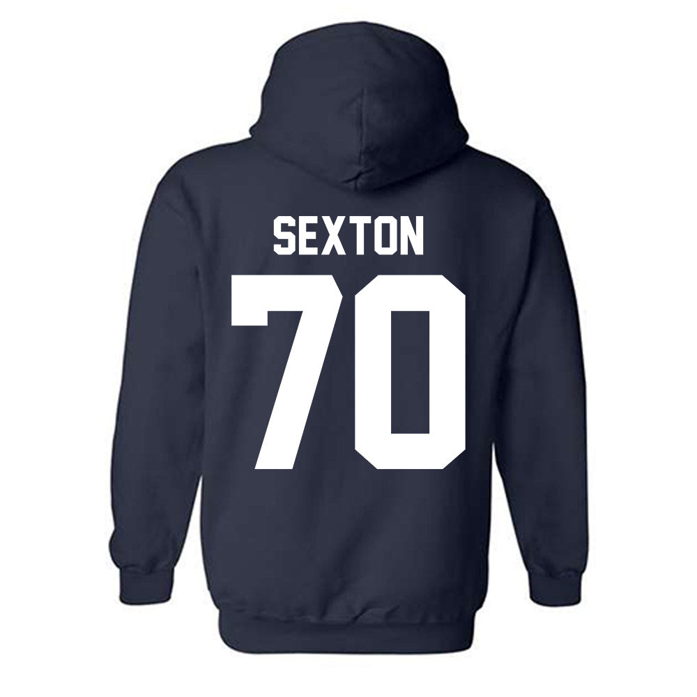 Penn State - NCAA Football : Garrett Sexton - Vintage Shersey Hooded Sweatshirt-1