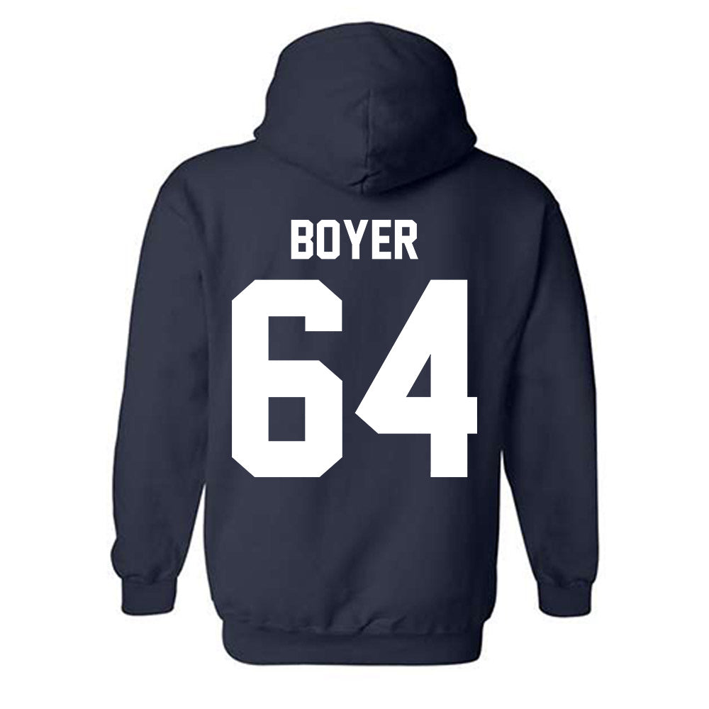 Penn State - NCAA Football : Eagan Boyer - Vintage Shersey Hooded Sweatshirt-1