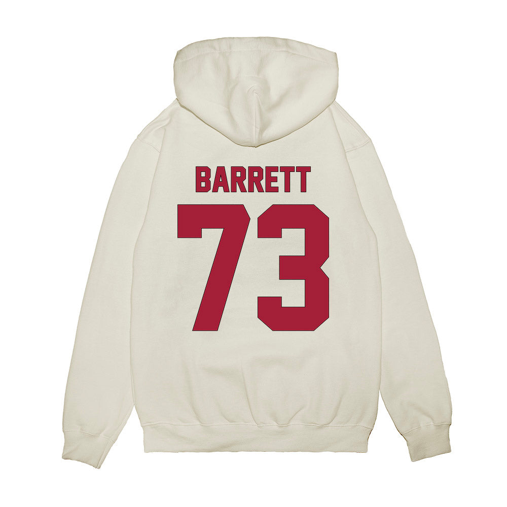 Indiana - NCAA Football : Austin Barrett - Vintage Helmet Premium Hooded Sweatshirt-1