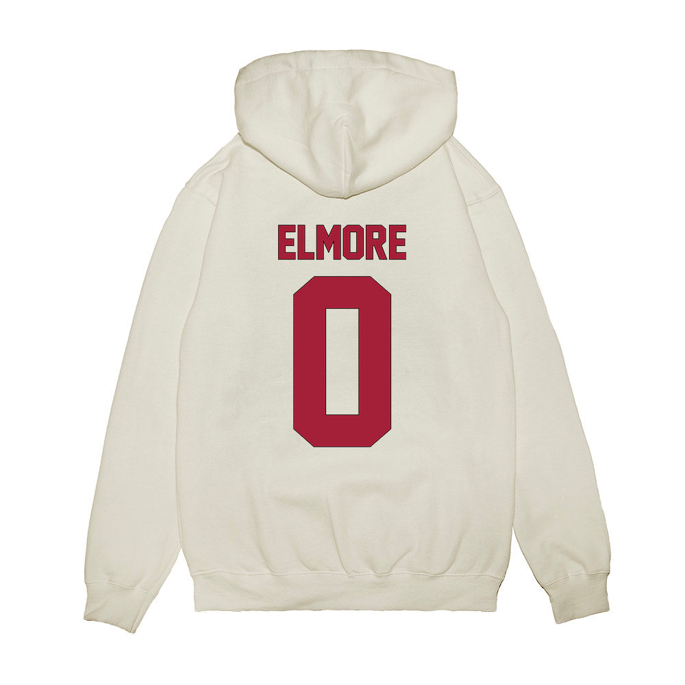 Indiana - NCAA Football : Parker Elmore - Vintage Helmet Premium Hooded Sweatshirt-1