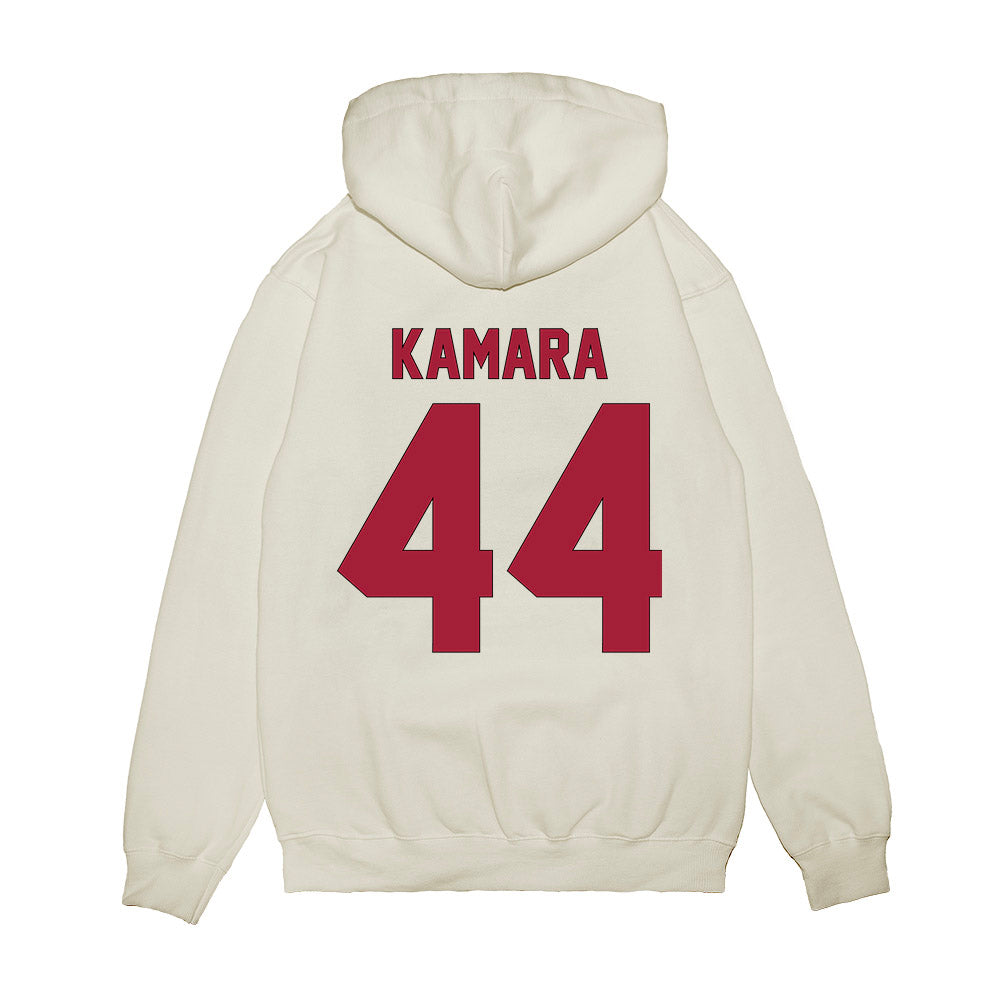 Indiana - NCAA Football : Amari Kamara - Vintage Helmet Premium Hooded Sweatshirt-1