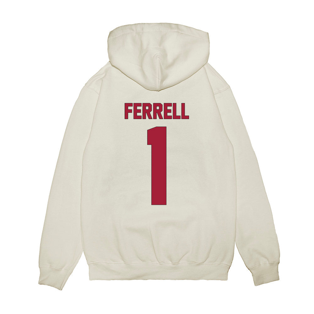 Indiana - NCAA Football : Amare Ferrell - Vintage Helmet Premium Hooded Sweatshirt-1